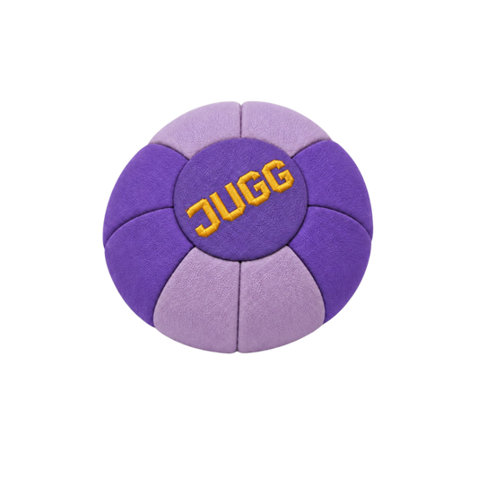 Purple Pulse 10-Panel Foot Bag